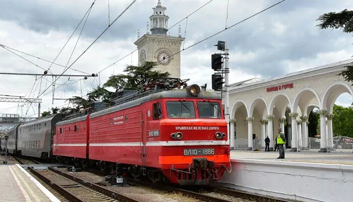 Поезд адлер симферополь фото Поезд Адлер - Симферополь :: Туроператор "Севил". Отдых и лечение в Крыму