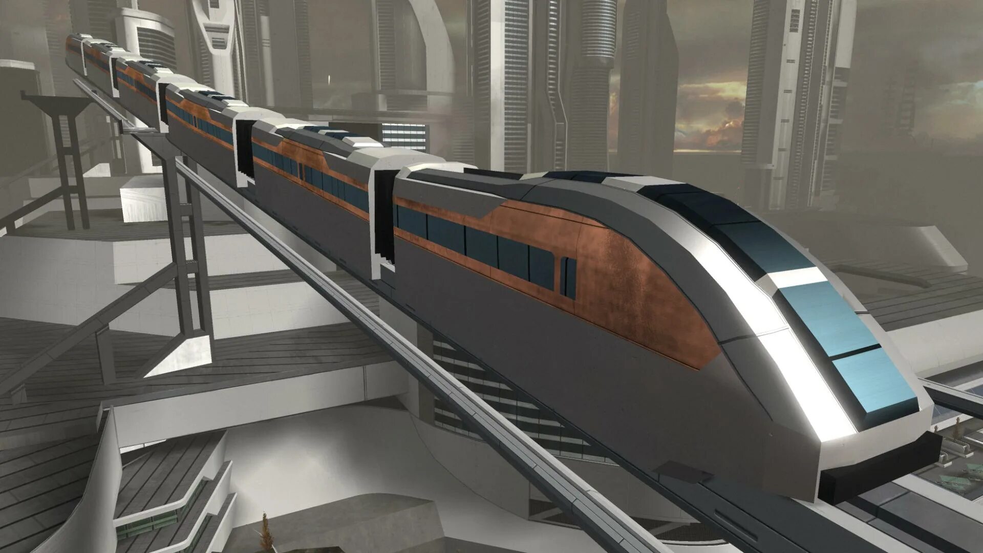 Поезд будущего фото File:MagLev NewAlexandria.jpg - Halopedia, the Halo wiki