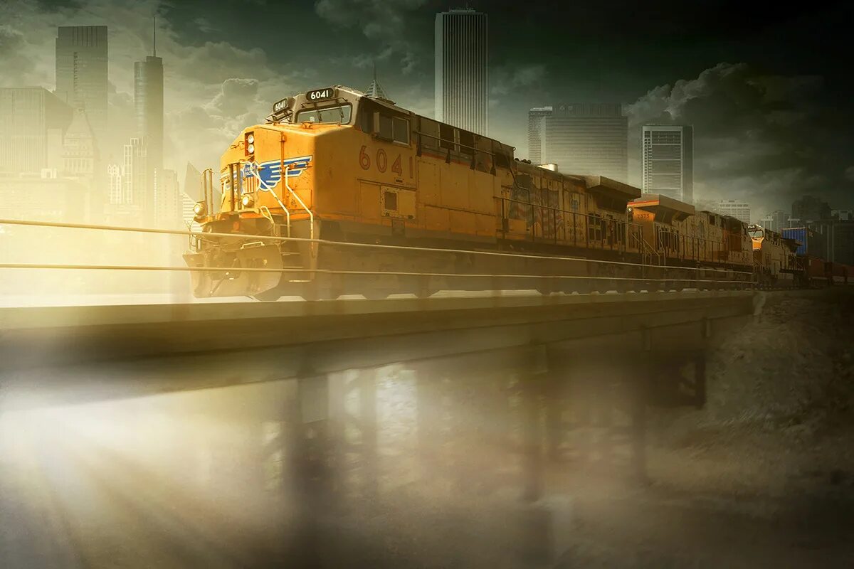 Поезд феникс фото Freight Trains :: Behance