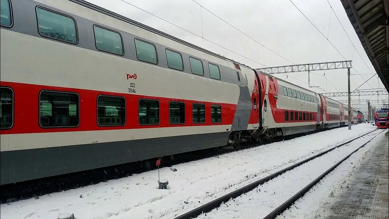 Поезд иван паристый москва брянск фото Фирменный поезд "Иван Паристый" на Киевском вокзале - YouTube