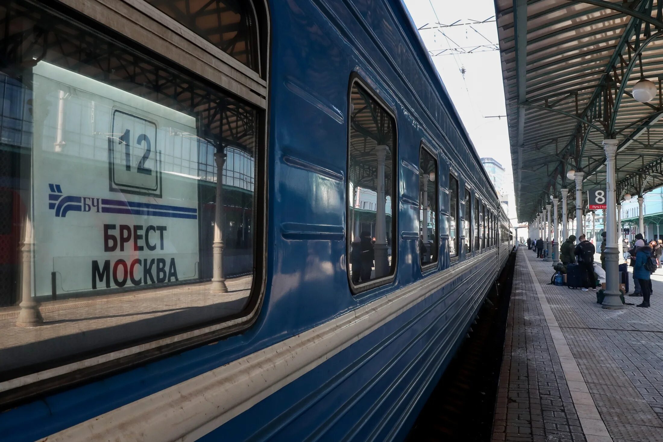 Поезд москва брест фото Железнодорожной магистрали Москва - Брест исполнилось 150 лет - Российская газет