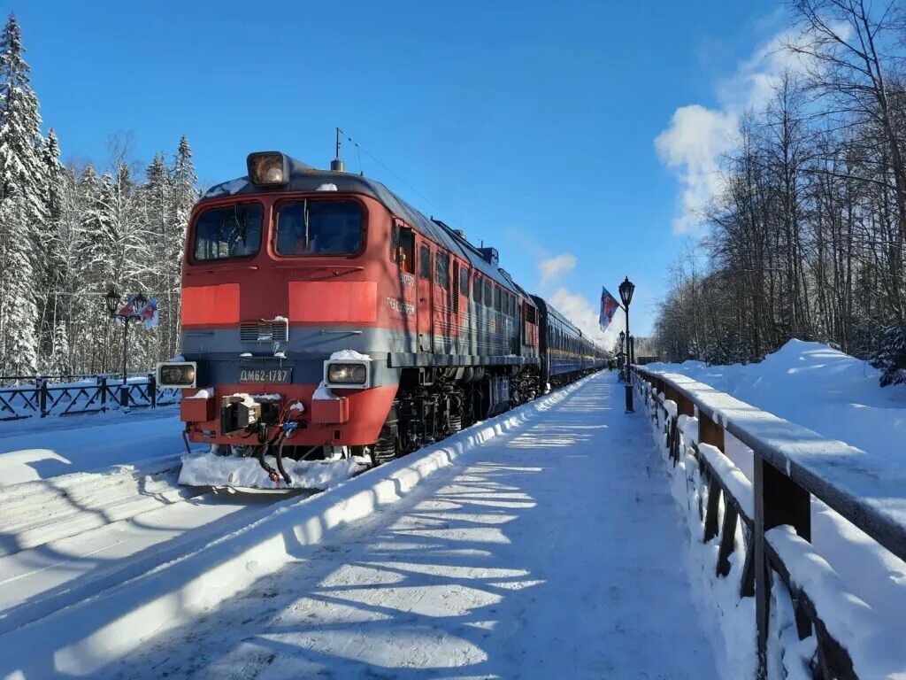 Поезд москва рускеала фото Москва - Рускеала - Петербург. Поездка на фототур РЖД к паровозам 1520. Все о ж/