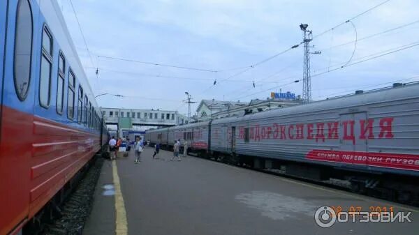 Поезд москва владивосток фото Отзыв о Скорый фирменный поезд РЖД № 2 "Россия" (Москва-Владивосток) Сбылась меч