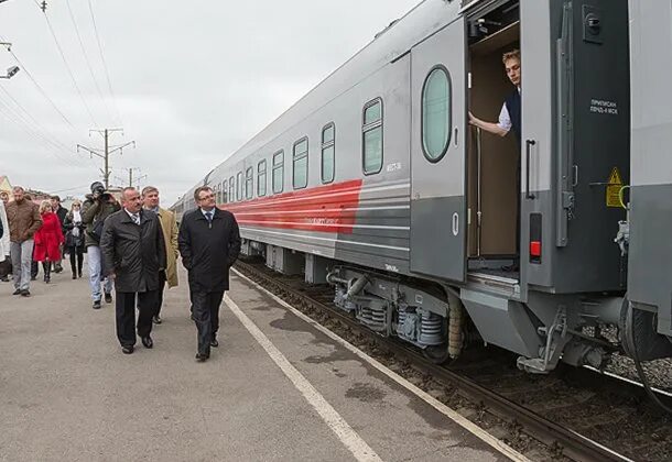 Поезд москва воркута фото В Воркуте торжественно встретили новые вагоны поезда "Москва-Воркута" " БНК