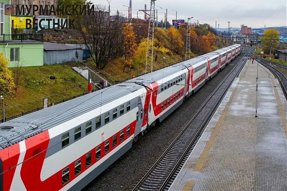 Поезд мурманск санкт петербург фото Поезд Мурманск-Анапа будет останавливаться в Чудово - Мурманский вестник - #1472