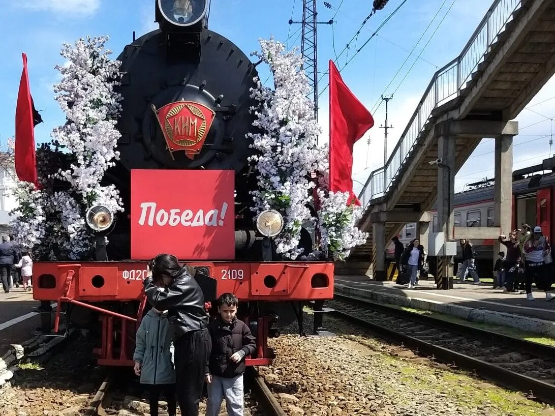 Поезд победы фото снаружи Ретро поезд эшелон победы