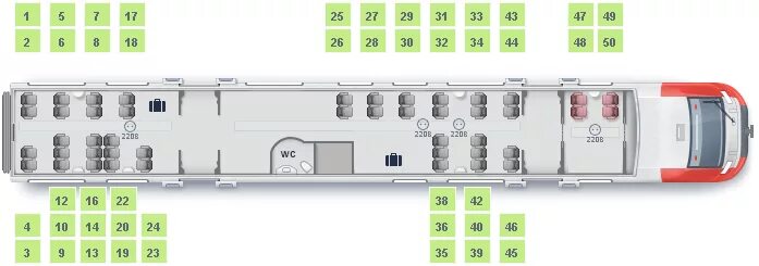 Поезд расположение мест фото Схемы вагонов поезда "Ласточка", "Ласточка-премиум" и их модификаций ЭС1П и ЭС2Г