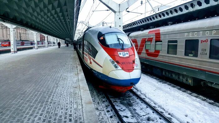 Поезд сапсан санкт петербург фото Самые популярные у туристов железнодорожные маршруты на Новый год, 20 ноября 201