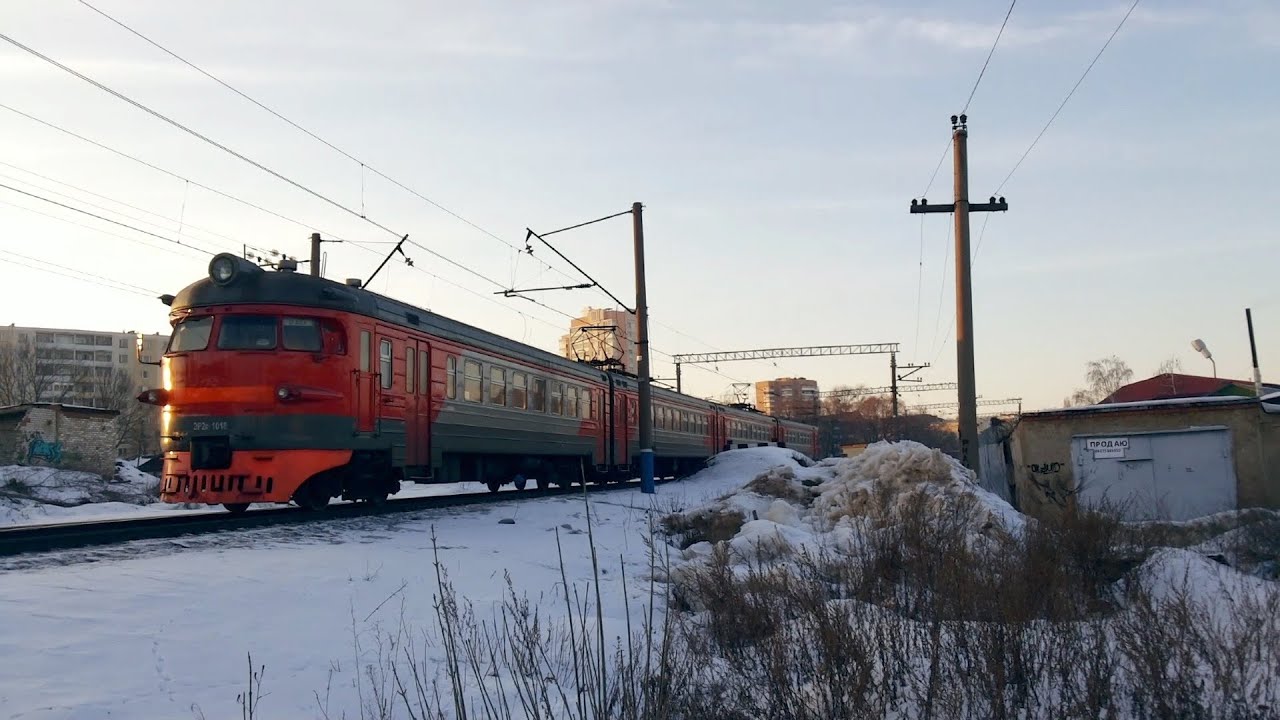 Поезд саранске фото ЛЕГЕНДАРНЫЙ ЭЛЕКТРОПОЕЗД ЭР2К-1018 в Мордовии, Россия - YouTube