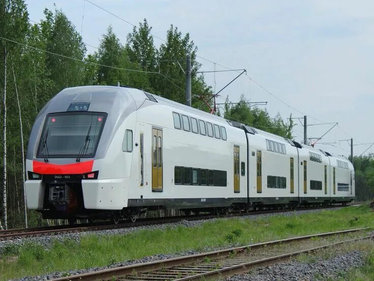 Поезд штадлер фото Stadler double-deck train for Azerbaijan 列 車, 乗 り 物, 鉄 道