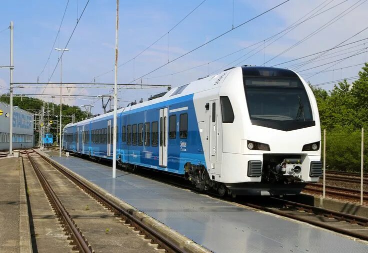 Поезд штадлер фото NL Syntus / Keolis Nederland: First FLIRTs testing in the Netherlands Lokomotive