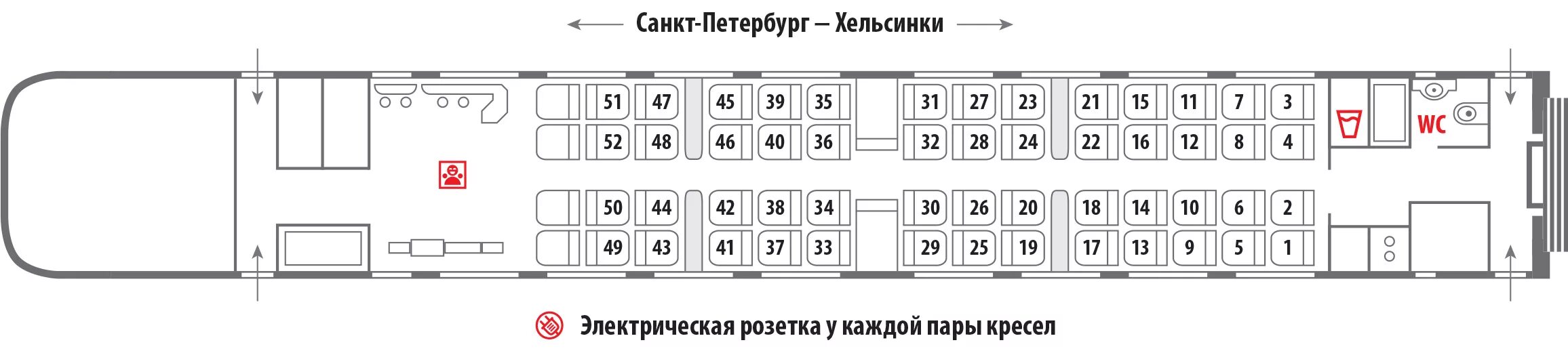 Поезд сидячий вагон расположение мест схема Поезд "Аллегро": схема вагонов и расположение мест