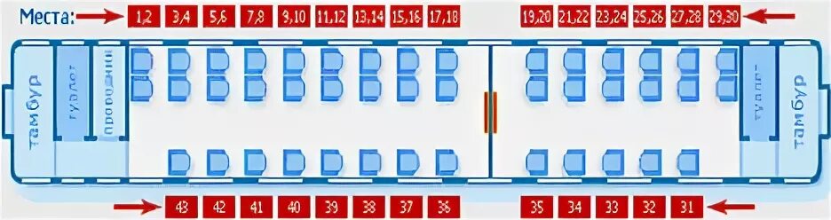 Поезд сидячий вагон расположение мест схема 137 поезд саратов москва сидячий вагон - фото