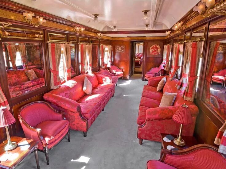 Поезд стрела фото внутри вагона The 5 Most Luxurious Train Rides in the World Luxury train, Train rides, Train