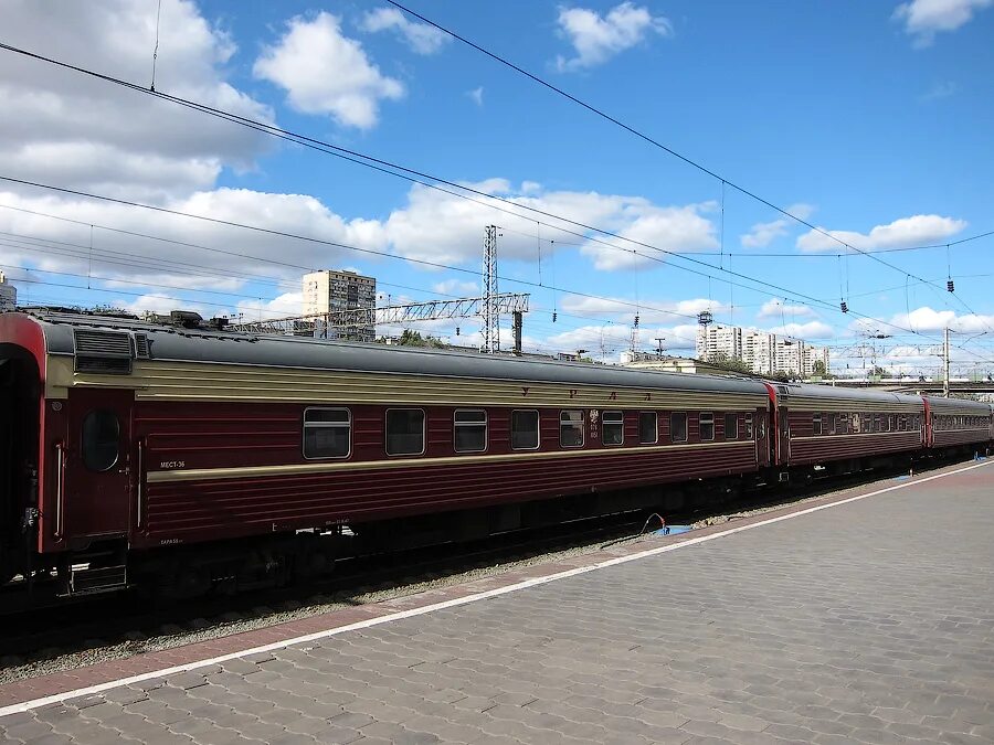 Поезд урал фото НН - Ростов-на-Дону - Астрахань - Городец, "Н.А. Некрасов", 06 - 23 сентября 201