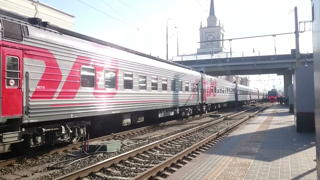 Поезд волгоград фото Поезд 15/16 Волгоград Москва вокзал Волгоград Train 15/16 Volgograd Moscow Volgo