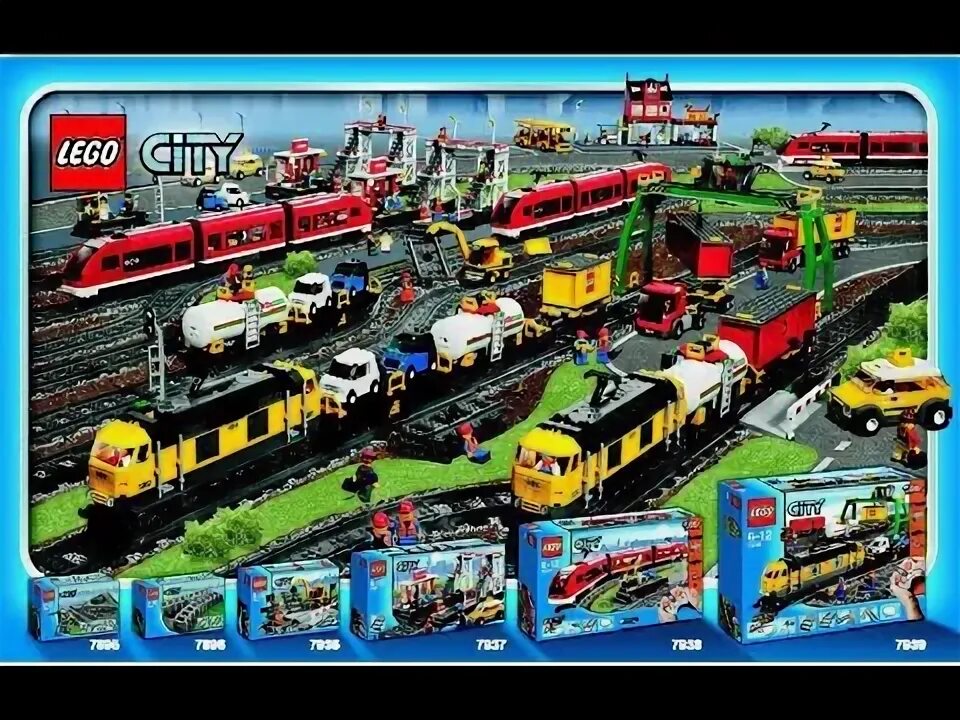 Поезда лего сити фото LEGO City Trains Collection 2020 (UNBOXING) - YouTube