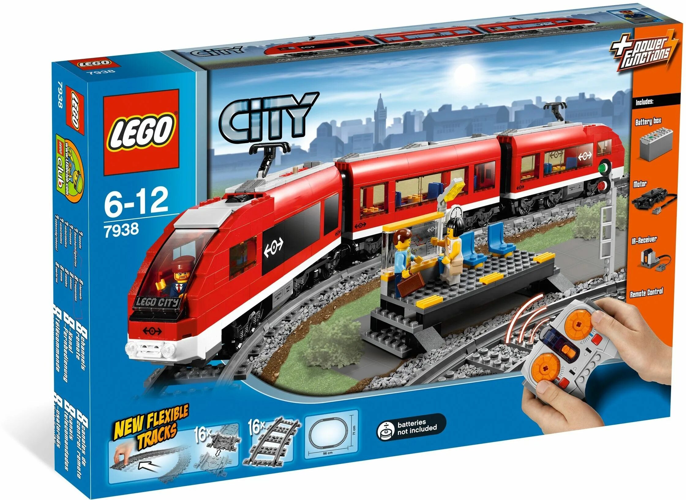 Поезда лего сити фото LEGO City 7938 Пассажирский поезд - купить с доставкой по выгодным ценам в интер