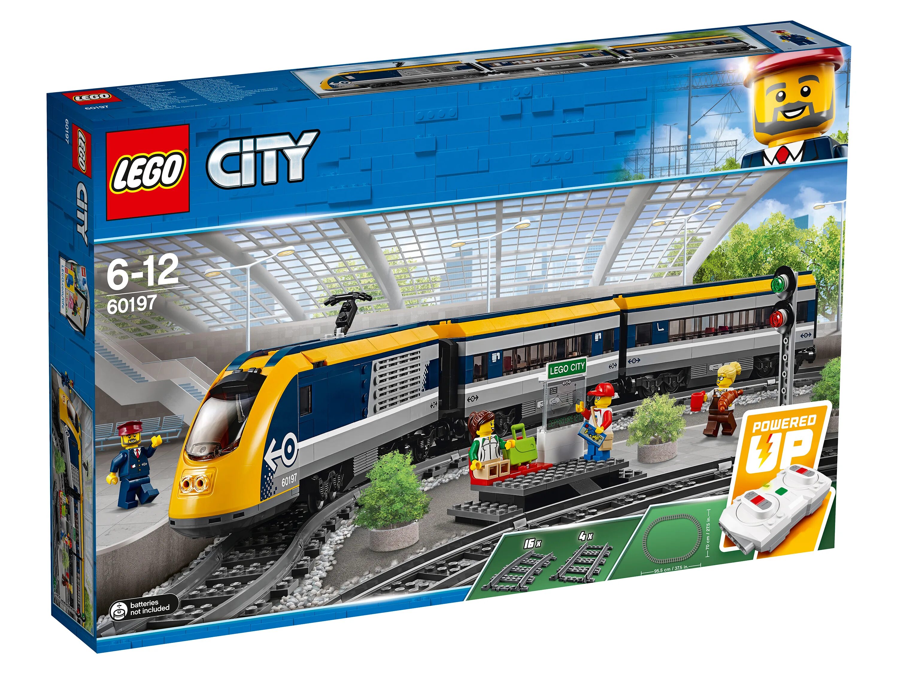 Поезда лего сити фото Конструктор Lego City 60197 Пассажирский поезд - купить с доставкой по выгодным 