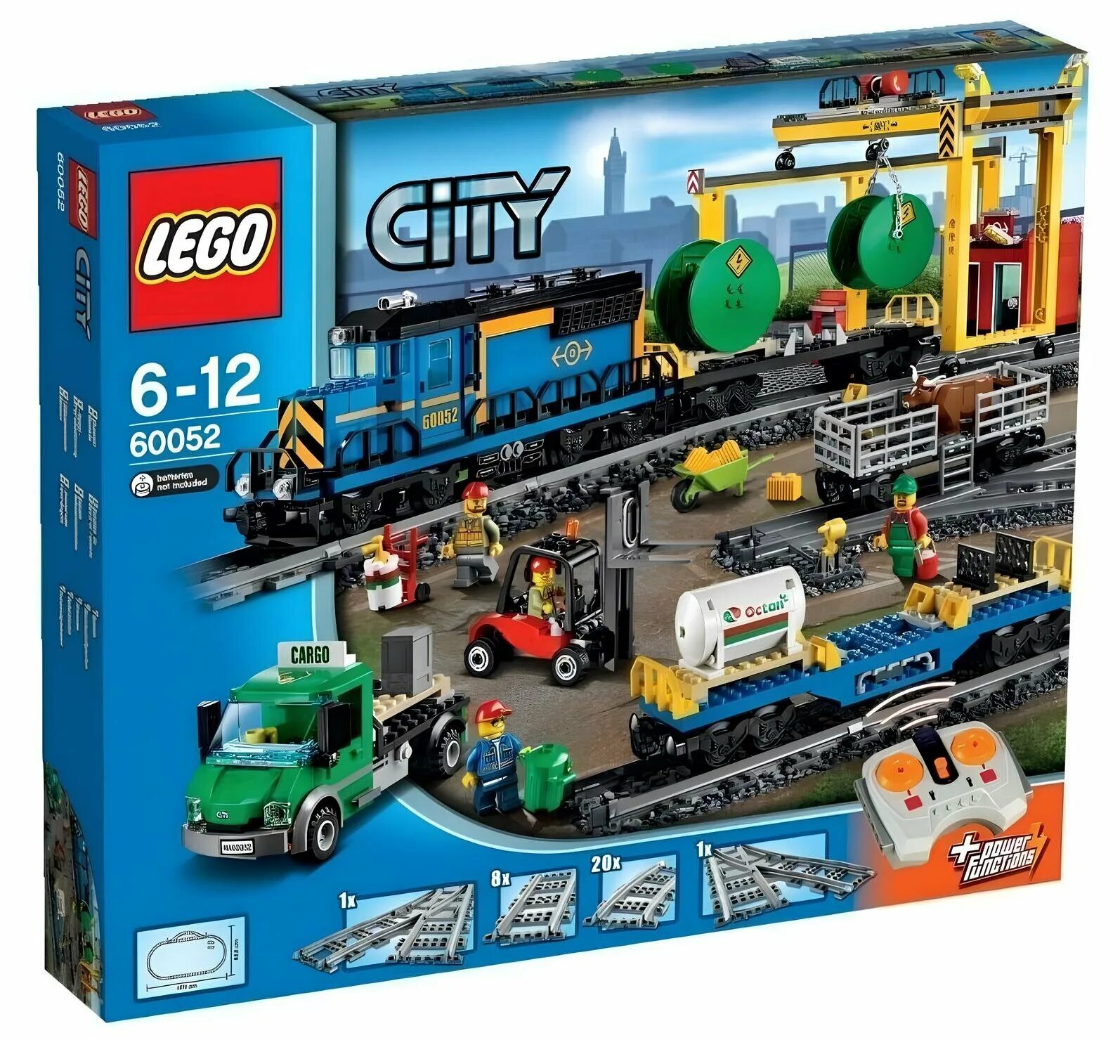 Поезда лего сити фото LEGO City 60052 Грузовой поезд - купить в интернет-магазине по низкой цене на Ян