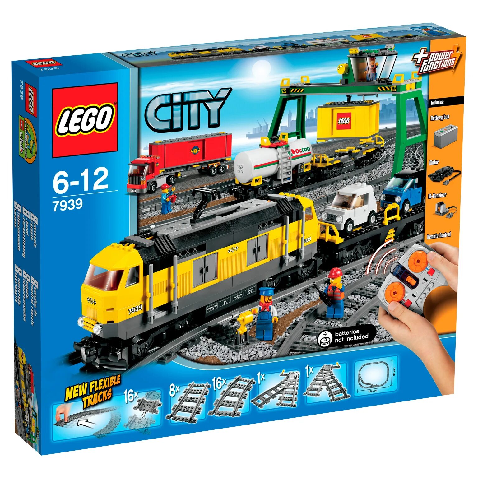 Поезда лего сити фото Конструктор LEGO City Trains Грузовой поезд (7939) - купить в Москве, цены в инт