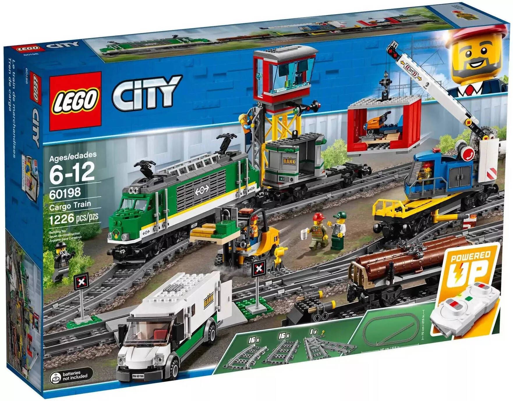 Поезда лего сити фото Конструктор LEGO CITY 60198 Грузовой поезд - купить с доставкой по выгодным цена