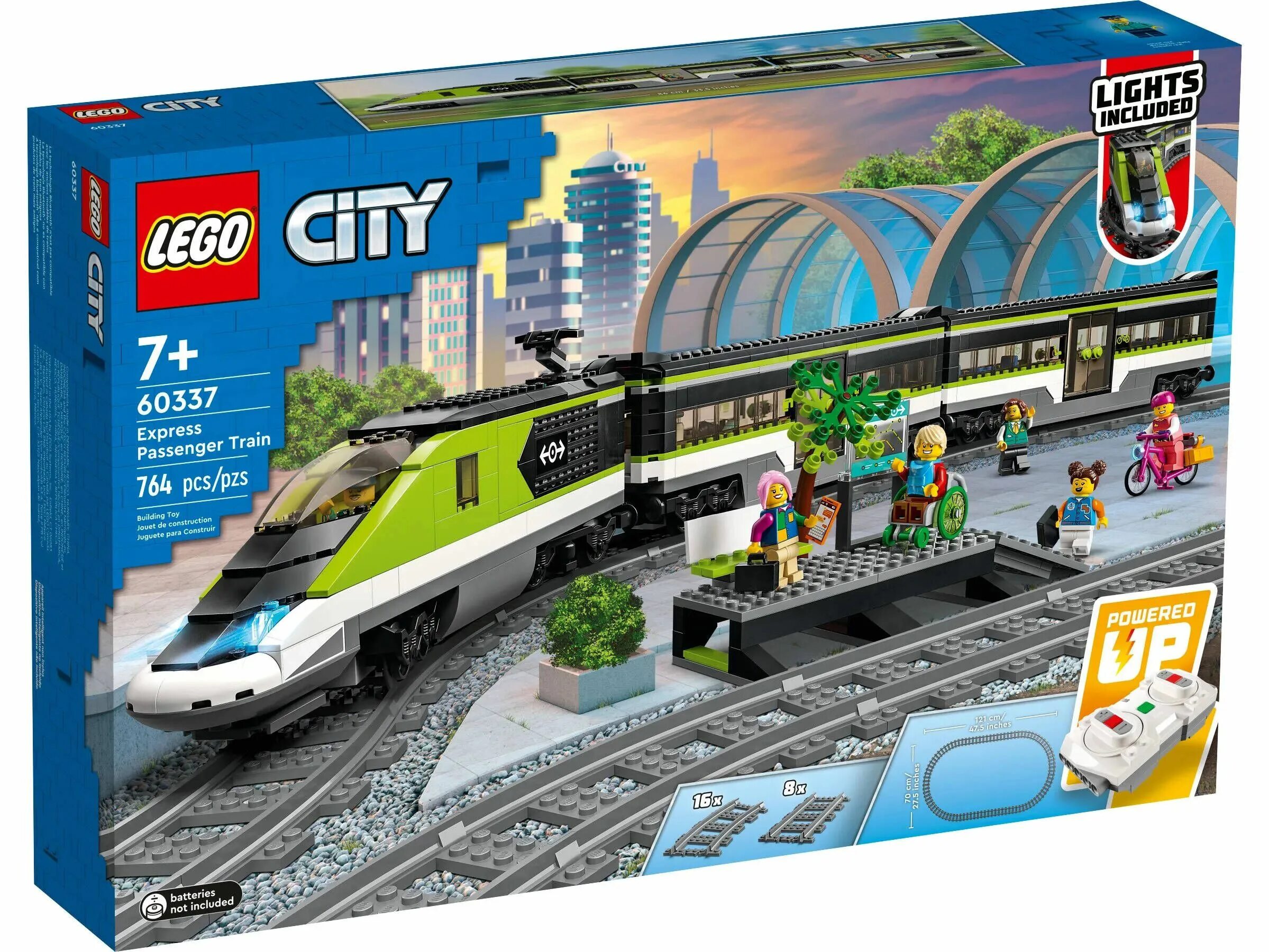 Поезда лего сити фото Конструктор LEGO CITY 60337 Пассажирский экспресс - купить с доставкой по выгодн