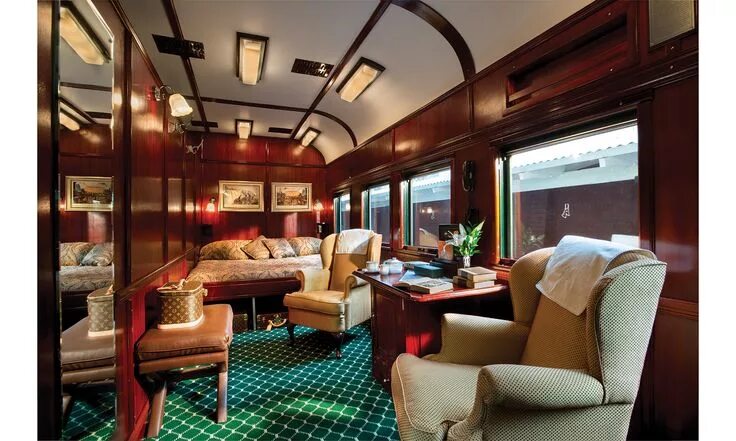 Поезда мира фото Pictures: Luxury Train Suites and Cabins - DuJour Luxury train, Train journey, T