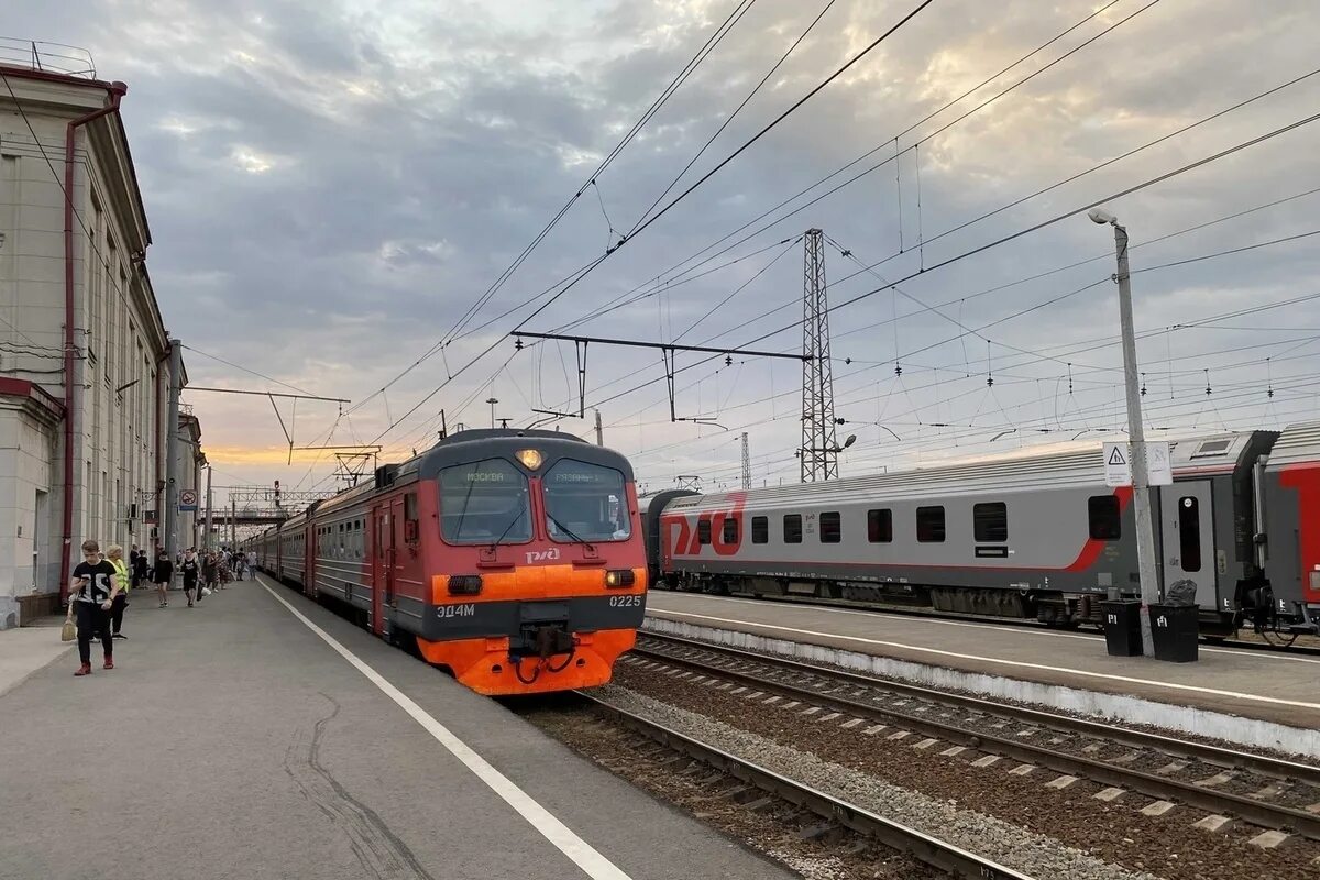 Поезда рязань фото К 2030 году электрички из Рязани в Москву смогут ходить каждые 30 минут - МК Ряз