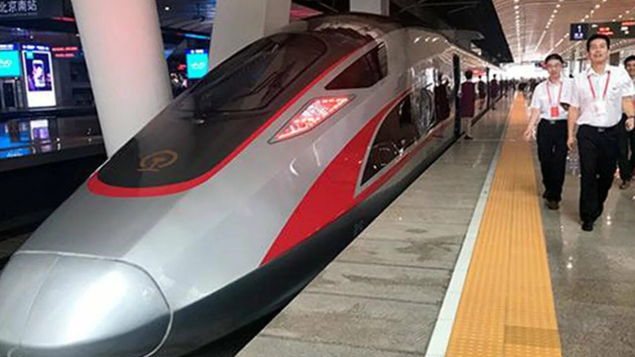 Поезда в китае фото 350 km/h :China tests maximum speed of Beijing-Shanghai bullet train - YouTube