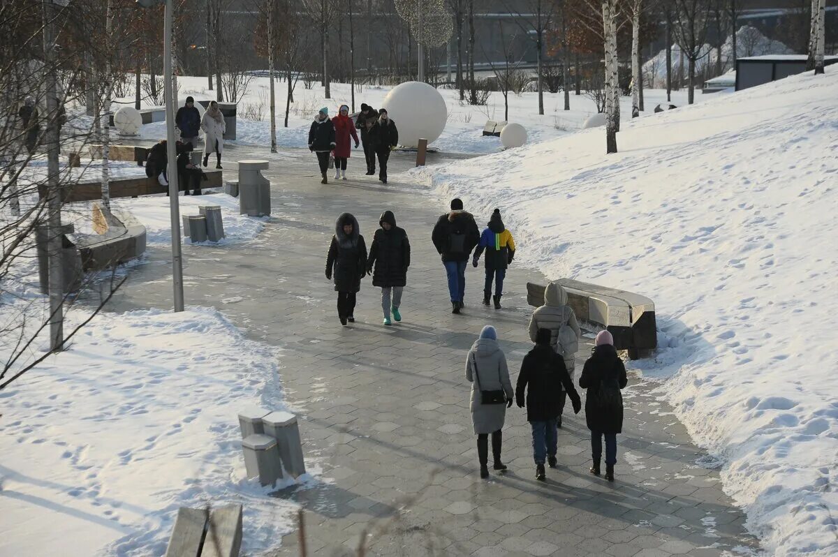 Погода в москве сейчас фото Морозная и солнечная погода пришла в Москву 23 февраля - Москва 24, 23.02.2023