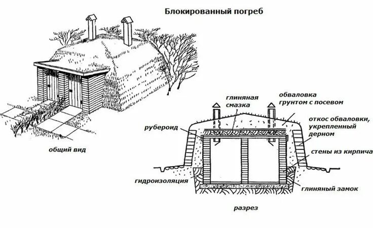 Погреб схема своими руками обвалованные дома фундамент: 11 тыс изображений найдено в Яндекс.Картинках Строи
