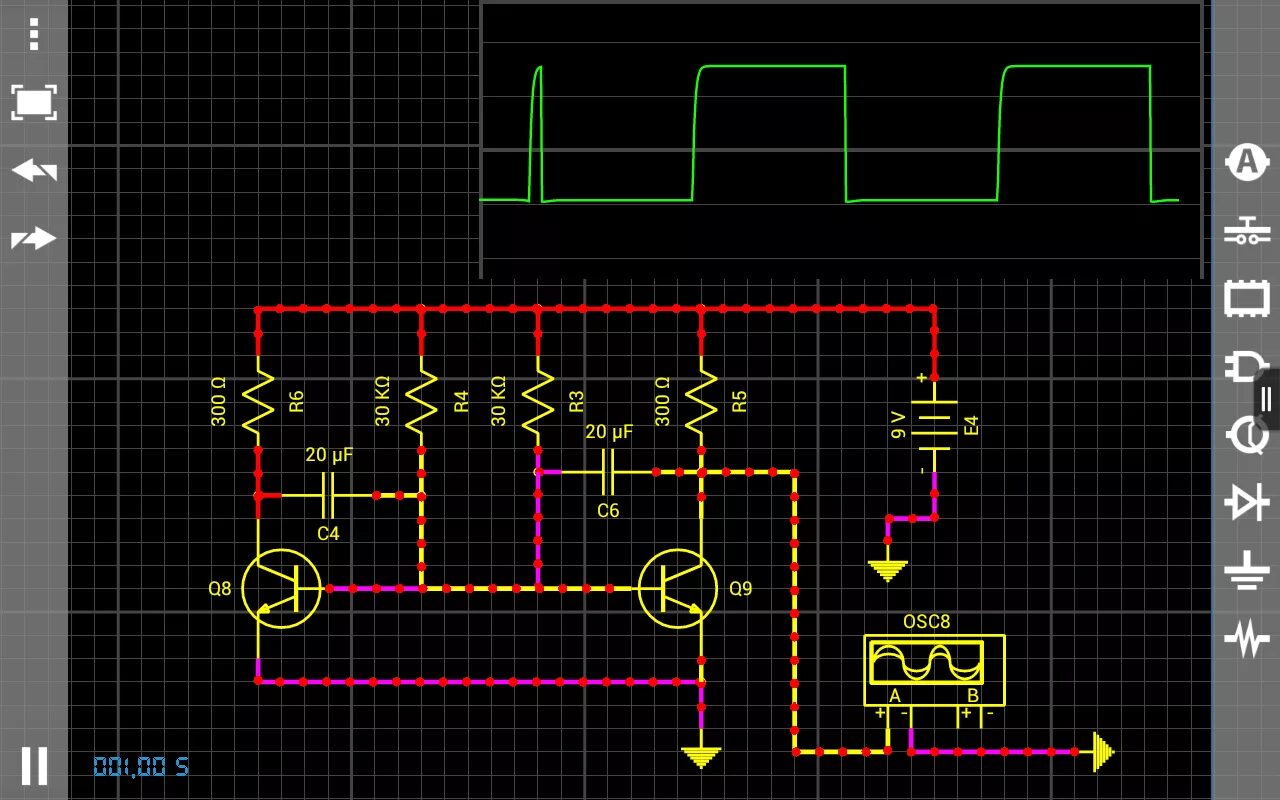 Поиск электрических схем 3 симулятора электрических цепей на Андроид - Diodnik