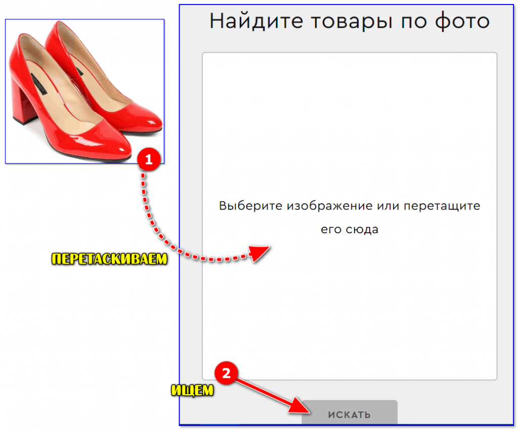 Поиск обуви по фото онлайн Как найти одежду (платье, футболку и пр.) и обувь по фото