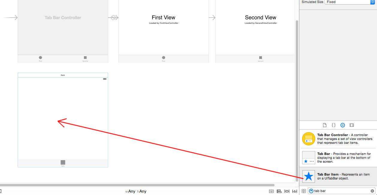 Поиск схемы по фото ios - Xcode Tabbed Application - Adding New Tab view - Stack Overflow