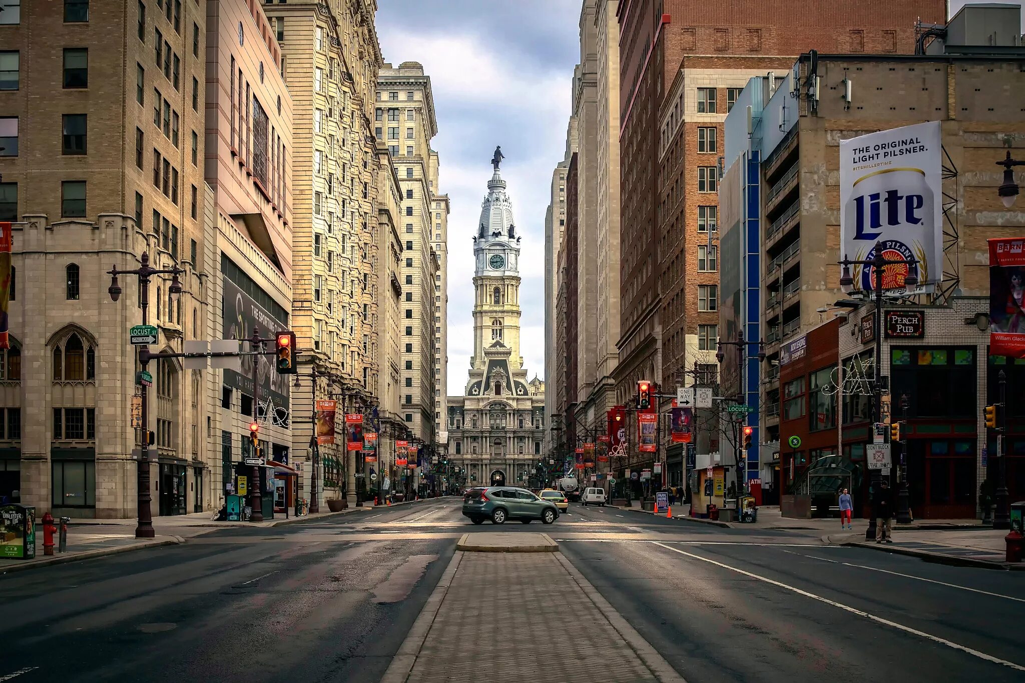 Поиск улицы по фото Download wallpaper street, center, downtown, Heart of Philadelphia, section city