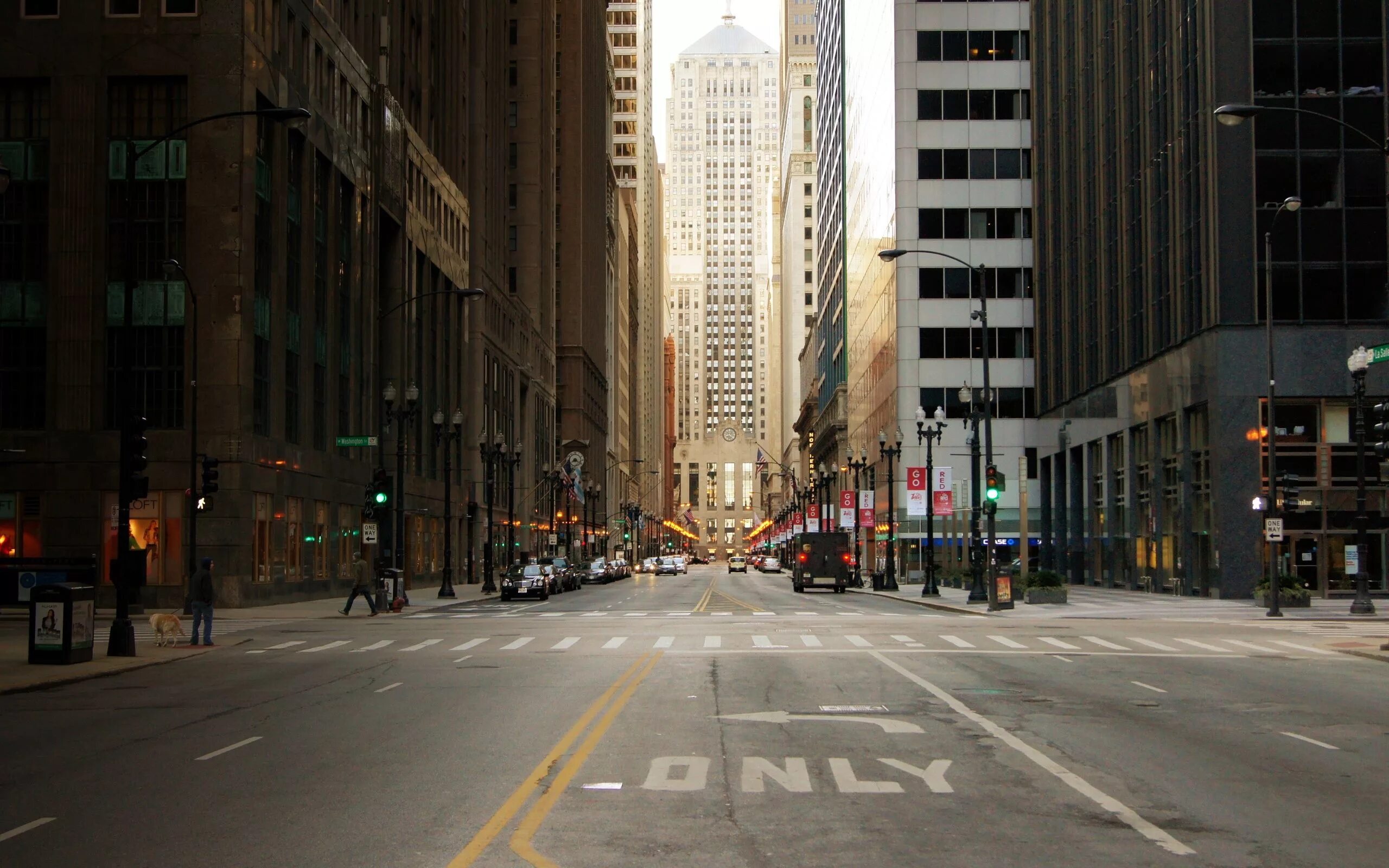 Поиск улицы по фото Chicago Street background, Street image, City streets