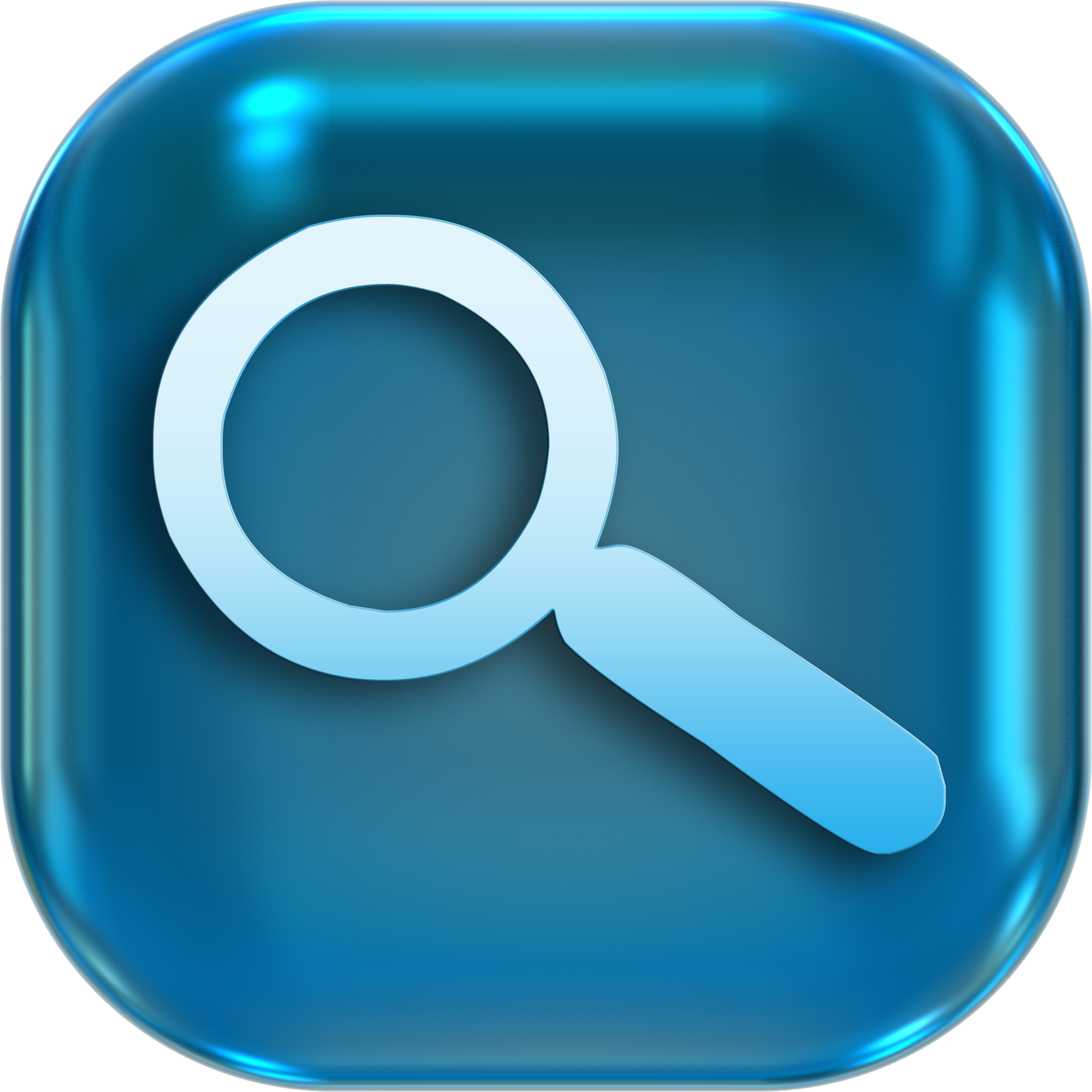 Поиск знаков по фото Blue button with magnifying glass symbol free image download