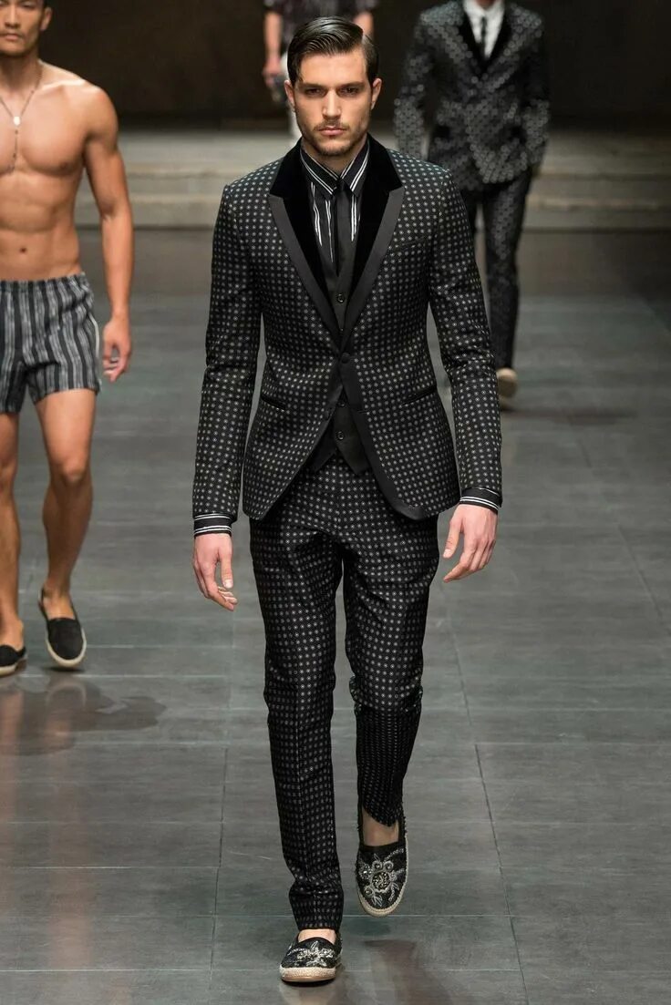 Показ моды мужской одежды Dolce & Gabbana Spring 2016 Menswear Fashion Show Dolce and gabbana man, Menswea