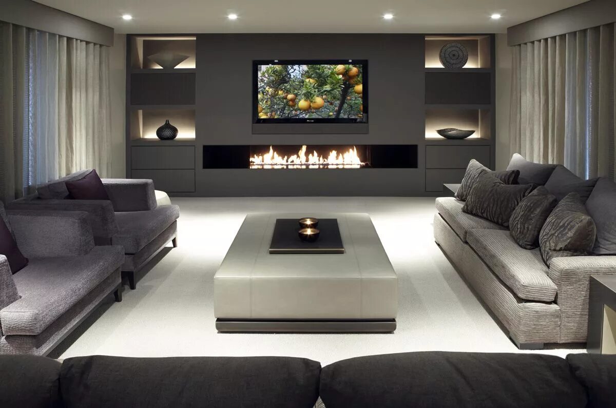 Показать дизайн гостиных Soggiorni moderni * 100 idee e stile per il soggiorno ideale Living room wall un