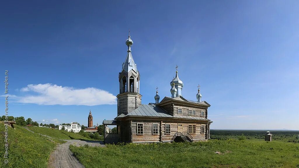 Показать дорогу в бигичи фото деревню Пермский край Чердынский район Чердынь Бигичи Церковь Илии Пророка Фотография