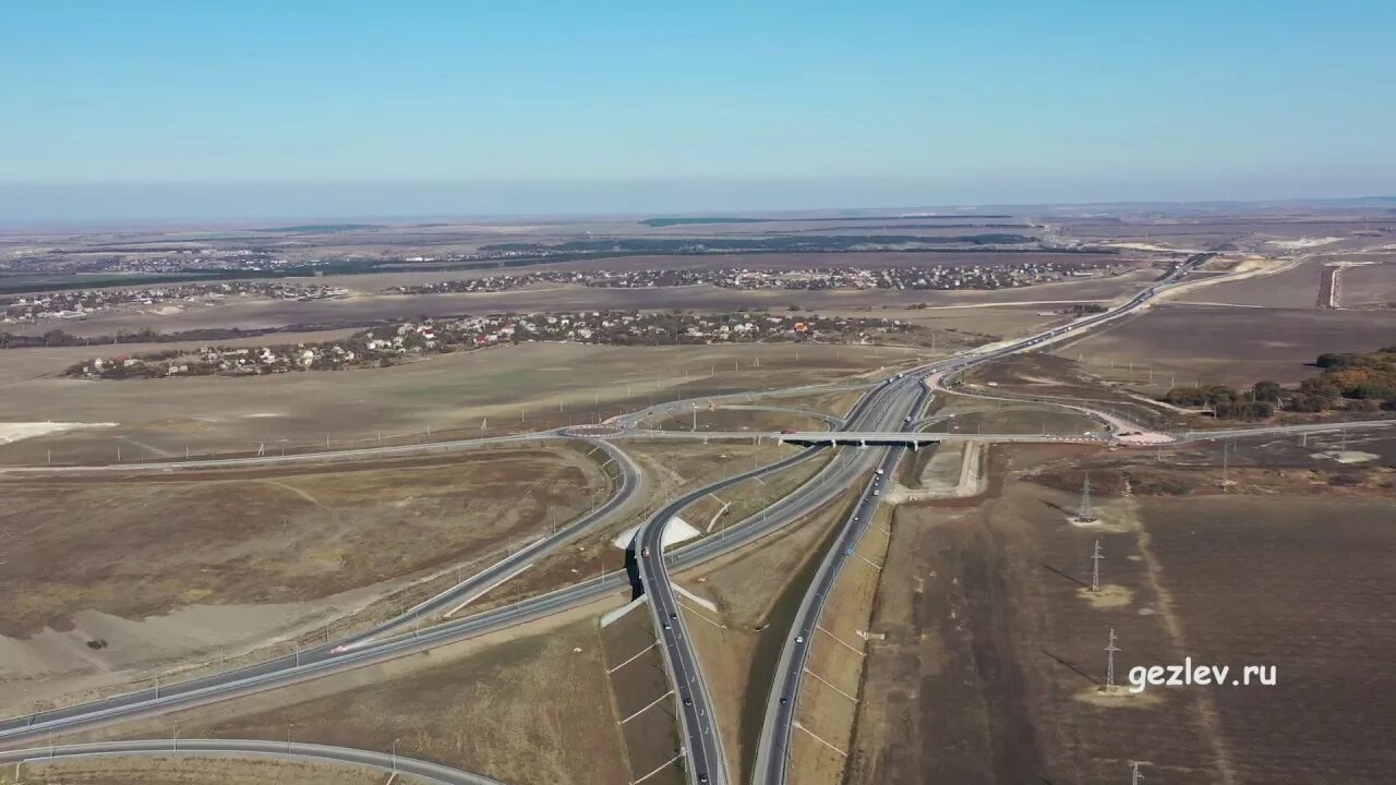 Показать фото авторазвязок возле симферополя Трасса Таврида 5 этап самая большая развязка под Симферополем возле с. Трудовое 