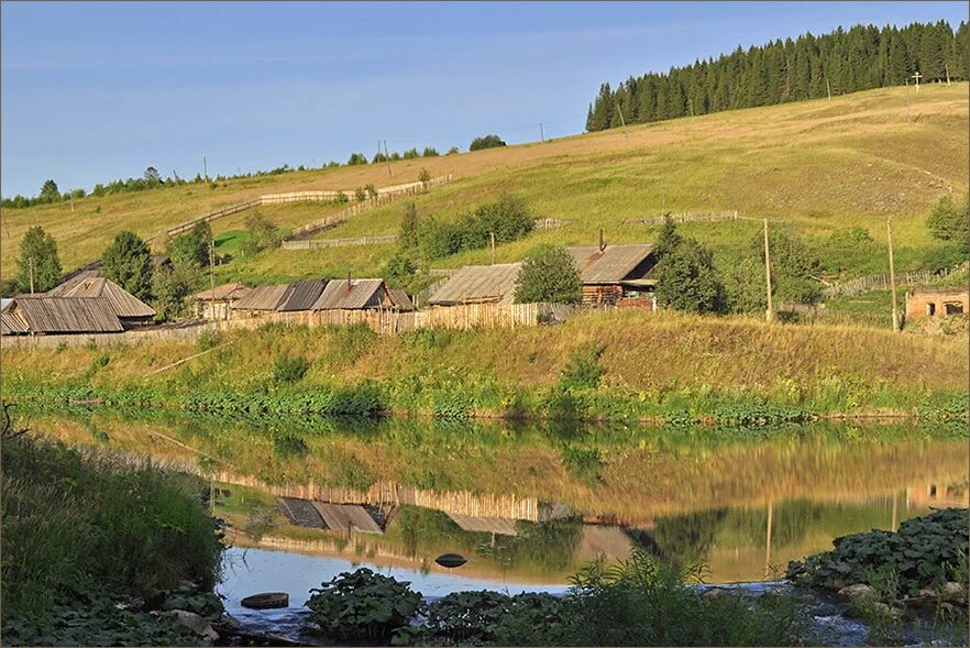 Показать фото деревни брюмбель Фотография Лето в деревне., автор Александр Ежов