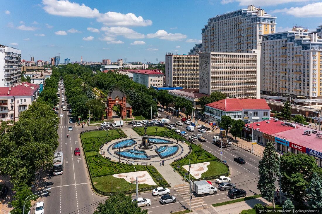 Показать фото города краснодара Краснодар с высоты - столица Кубани" в блоге "Города и сёла России" - Сделано у 