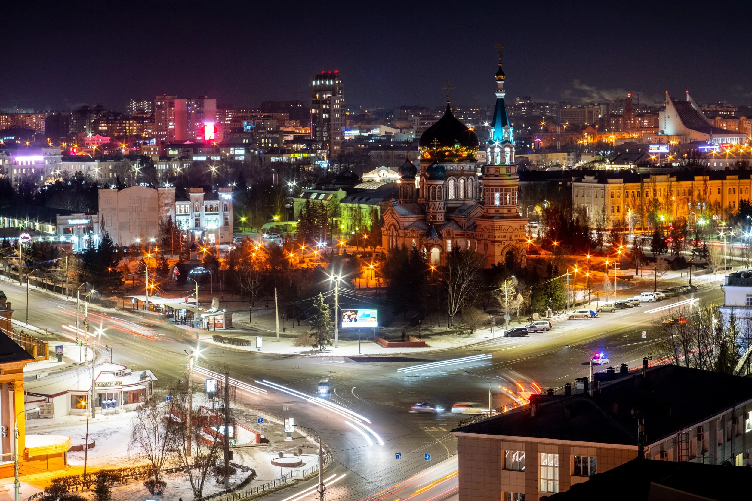 Показать фото города омска Фотографии вечернего Омска с крыши библиотеки имени Пушкина 22 ноября 2020 года 