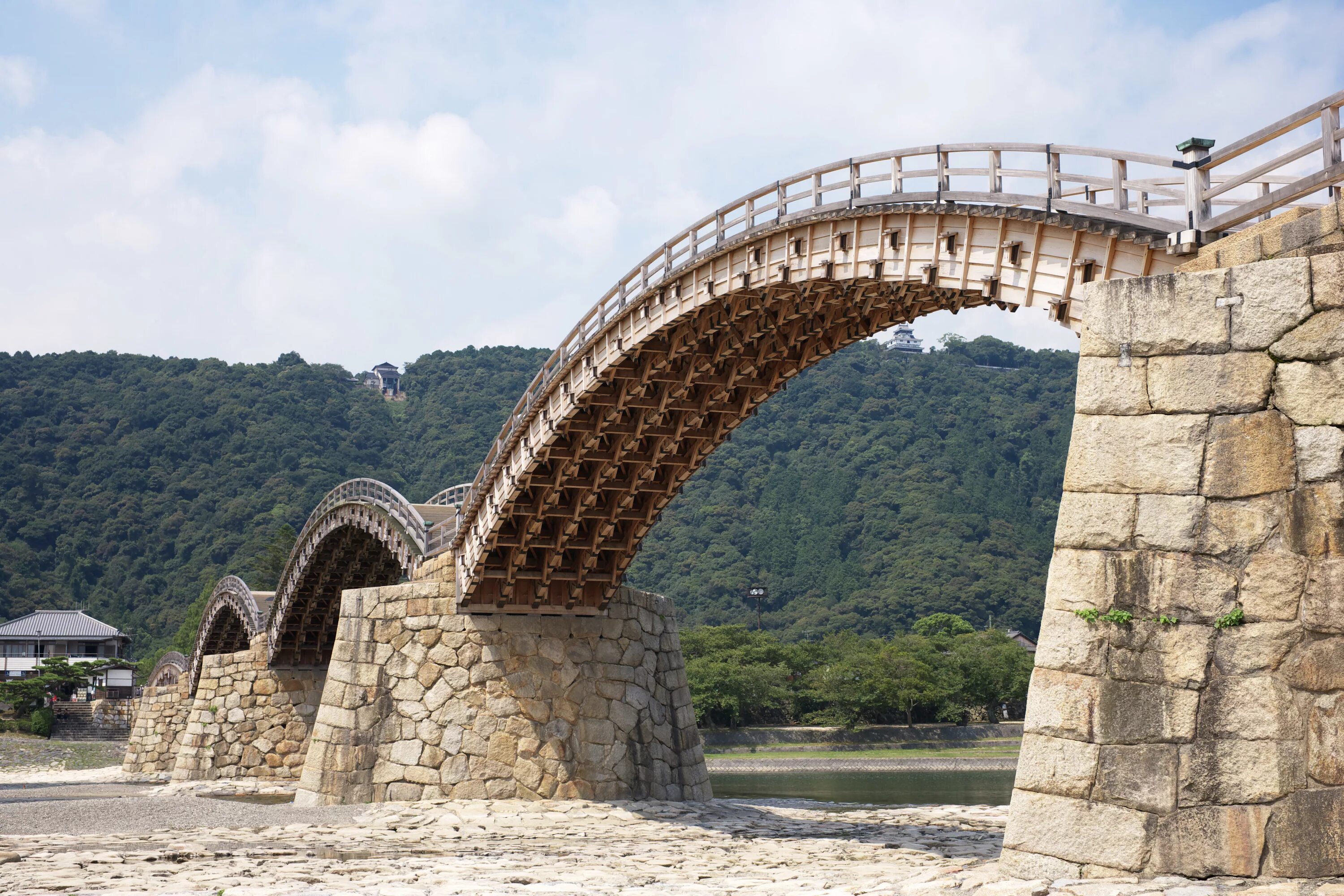 Показать фото из кубиков арочный мост Yun Free Stock Photos : No. 3940 Kintai-kyo Bridge Japan / Yamaguchi Prefecture