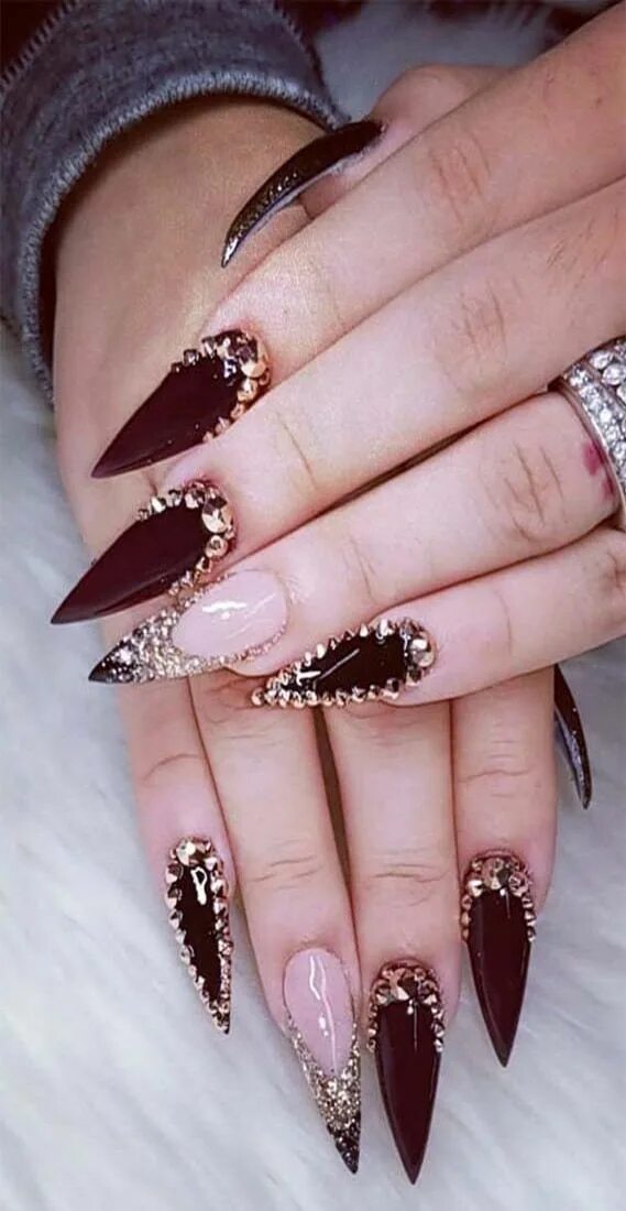 Показать фото наращивание Nails Long acrylic nails, Stiletto nails designs, Perfect nails