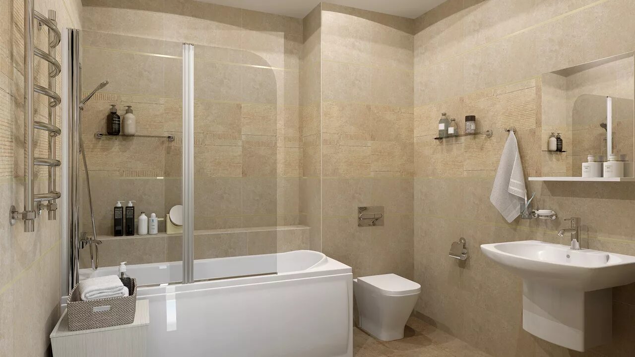 Показать фото плиток в ванной Плитка Gracia ceramica Scala (Россия) цена от 999 рублей: купить керамогранит дл