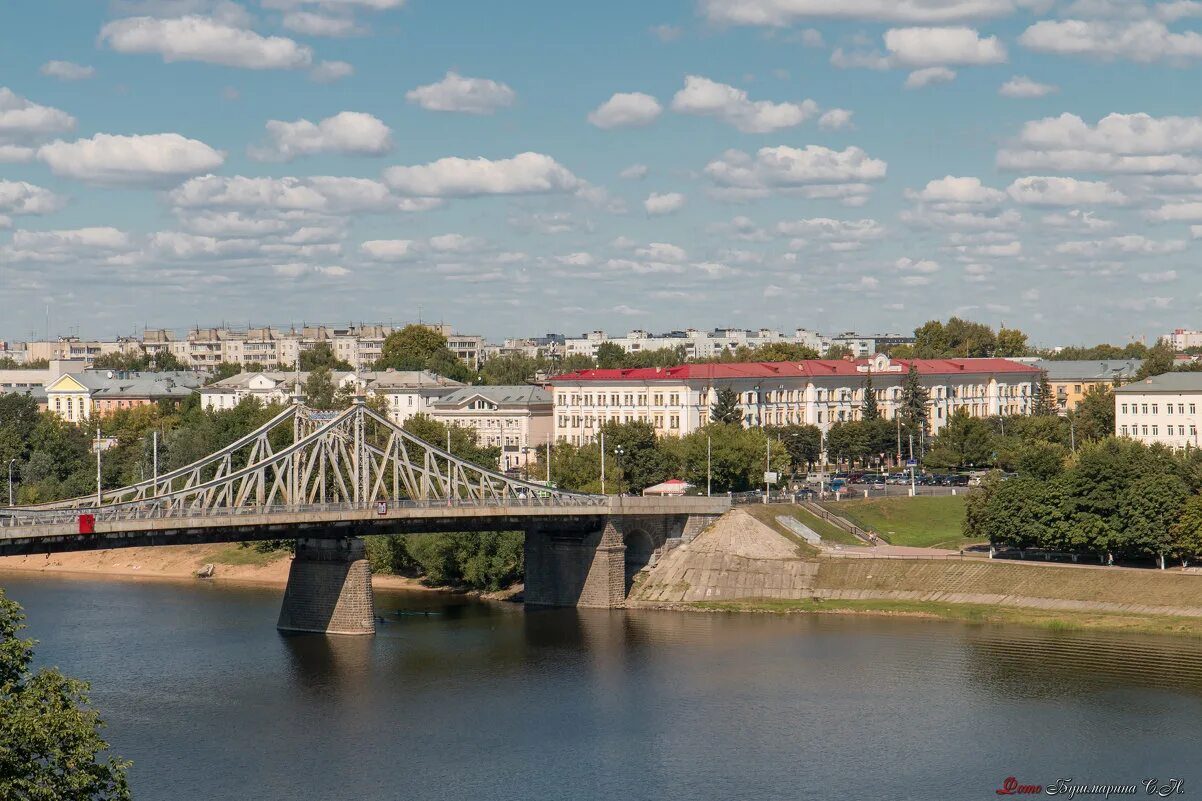 Показать фото твери Тверь. Староволжский мост. :: Сергей Николаевич Бушмарин - Социальная сеть ФотоК