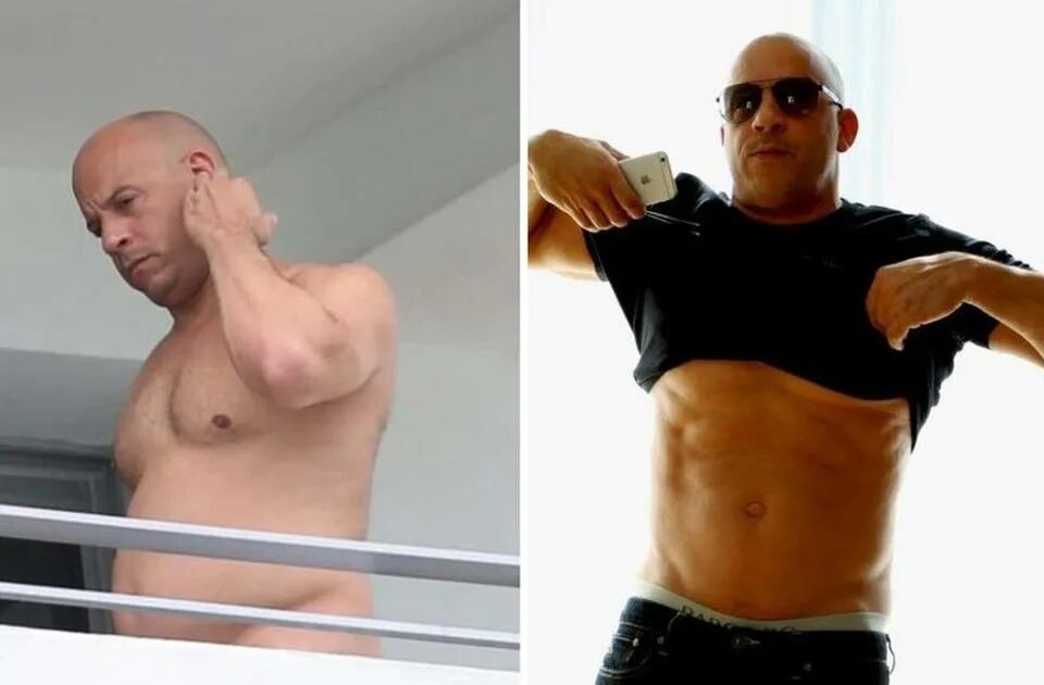 Показать фото вин дизеля Vin Diesel: "Faccio meno palestra di quanto si pensi"